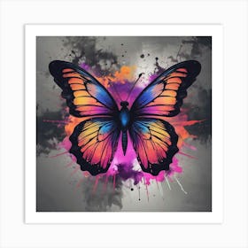 Butterfly Painting 249 Art Print