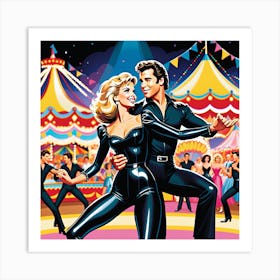 Grease At The Circus Art Print