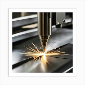 Cnc Machining Art Print