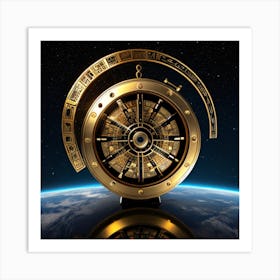 Time Traveling Art Print