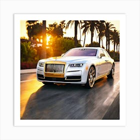 Rolls Royce Ghost Art Print