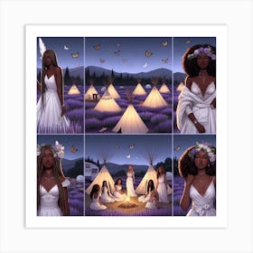 Teepee Art Print