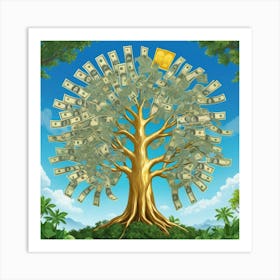 Money Tree 2 Art Print