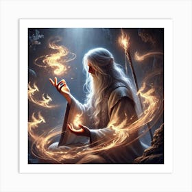 Ronan Mentor Flame Of Wisdom 1 Art Print