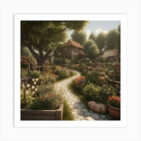 Default Default Vintage Gardens For Defferent Seasons Aestethi 3 (1) Art Print