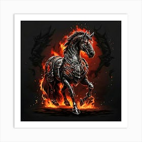 Horse Of Fire 1 Art Print