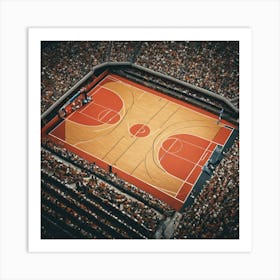 Basketball Court 8 Art Print