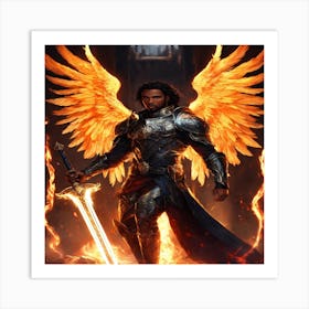 Angel Of Fire Art Print