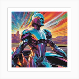 Futuristic Man 166 Art Print