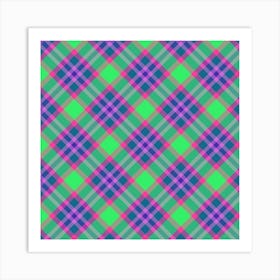 Plaid Pattern 22 Art Print