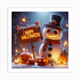 Happy Halloween 9 Art Print