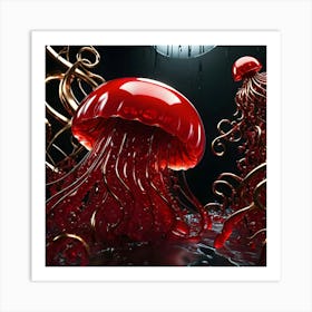 Red Jelly 18 Art Print