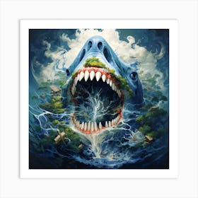 Great White Shark 1 Art Print