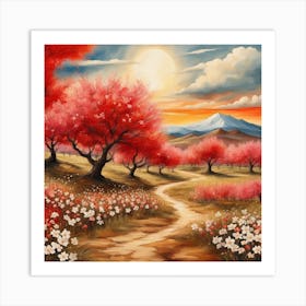 Cherry Blossoms 2 Art Print