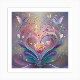 Heart Of Love Art Print