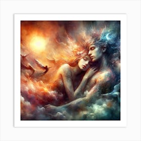 Lovers 2 Art Print