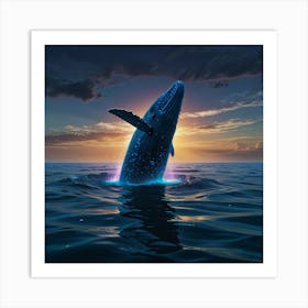 Humpback Whale Art Print