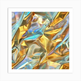 Holographic Foil Background 1 Art Print