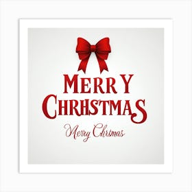 Merry Christmas 5 Art Print