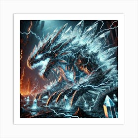 Crystal Leviathan 4 Art Print