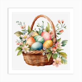 Easter Basket Art Print