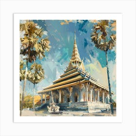 Phnom Penh Royal Palace 7 Art Print