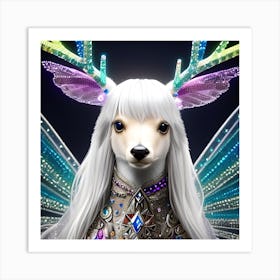 Fairy Deer 1 Art Print