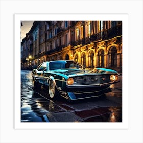 Classic Muscle Car Art Print