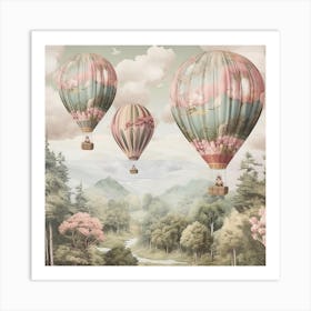 Hot Air Balloons Art Print