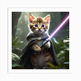 Star Wars Cat Art Print