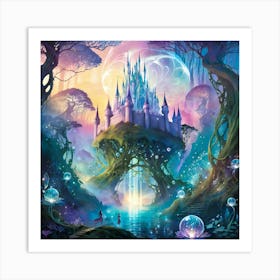 Cinderella'S Castle 2 Art Print