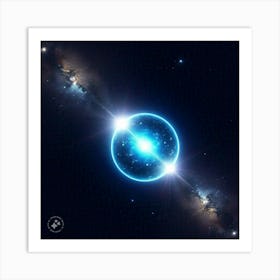 Star In Space AI Art Print