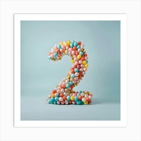 Balloon Number Two Art Print