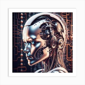 Robot Woman 17 Art Print