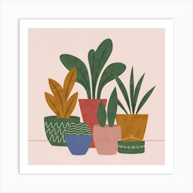 Potted Plants 7 Art Print