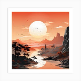 Ethereal Forest Wilderness Art Print