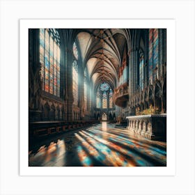 Cathedral Interior Art Print