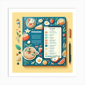 Restaurant Menu 1 Art Print