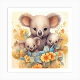 Koala Family Affiche