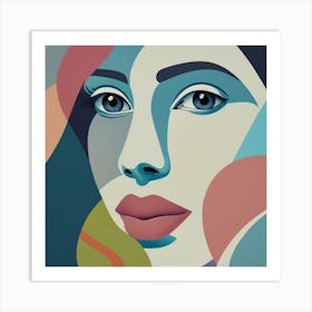 Portrait Of A Woman 8 Art Print