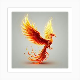 Phoenix Bird Art Print