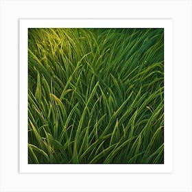 Green Grass Background 28 Art Print