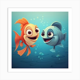 Fishes In The Sea Art Print