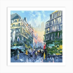 Paris Street Scene 1 Art Print