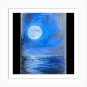 Full Moon Art Print