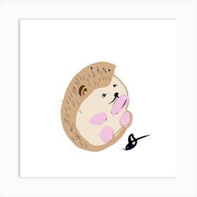 Hedgehog Art Print