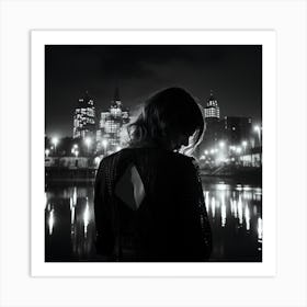 Night In Melbourne Art Print