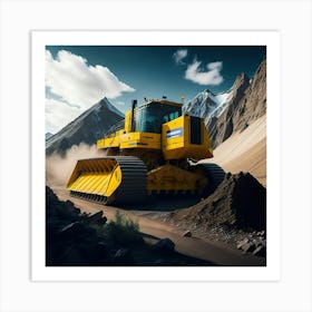 Buldozer Mountain (19) Art Print