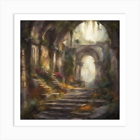 Ruins Of A City 1 Art Print