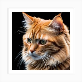 Portrait Of A Cat 2 Art Print